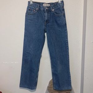 Denim relaxed fit levi jeans, size 14